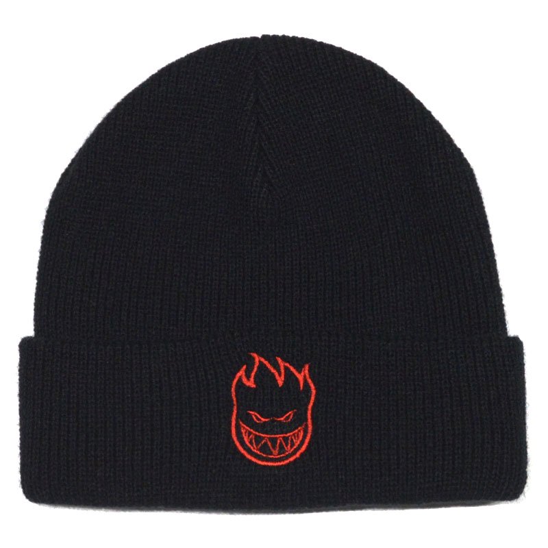 スピットファイア SPIT FIRE BIGHEAD CUFF BEANIE(BLACK/RED