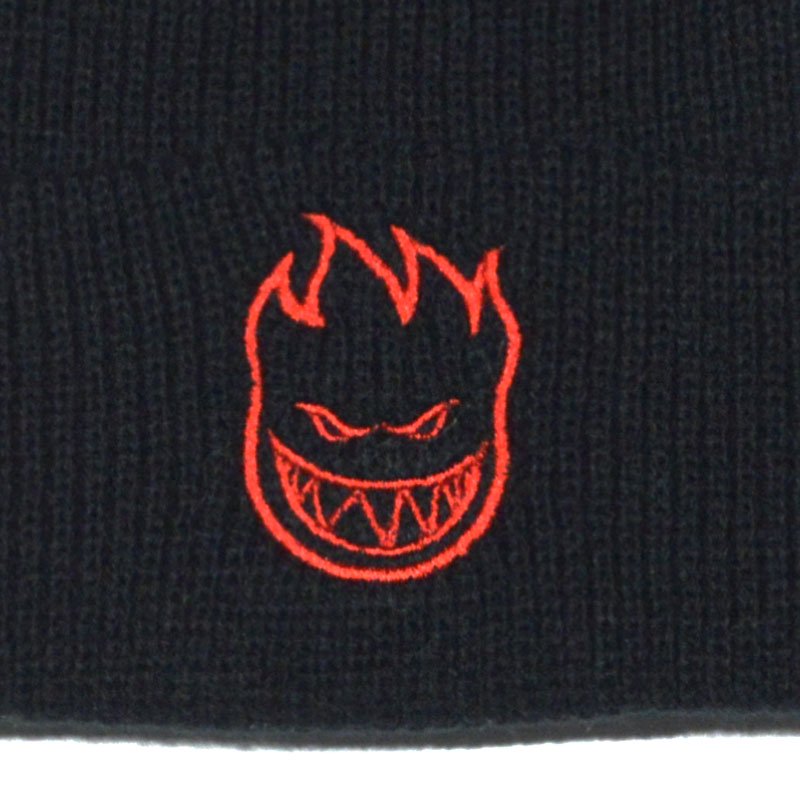 スピットファイア SPIT FIRE BIGHEAD CUFF BEANIE(BLACK/RED