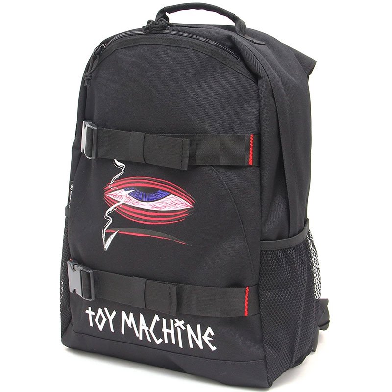 JP】トイマシーン TOY MACHINE SECT EYE SKATEBOARD BACKPACK(BLACK