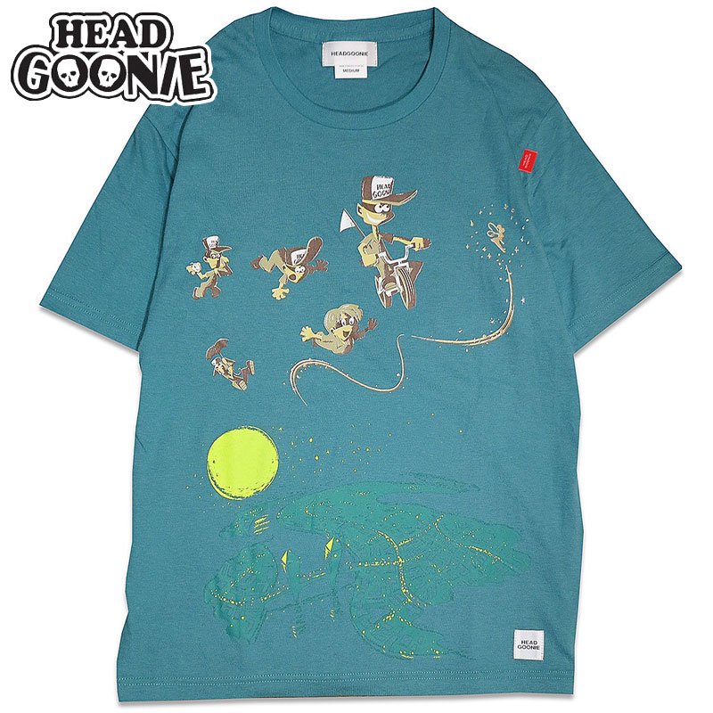 ヘッドグーニー HEADGOONIE YOU CAN FLY AGAIN! T-shirts(SAGE BLUE)ヘッドグーニーTシャツ  HEADGOONIETシャツ - 大阪心斎橋アメ村WARP WEB SHOP!!!!!!!