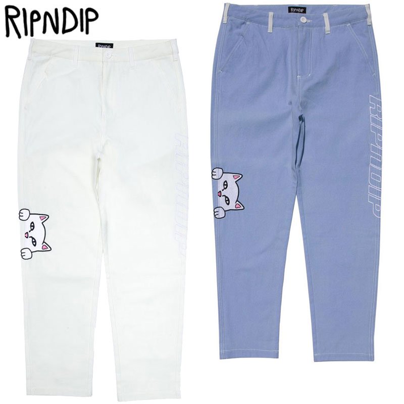 送料無料 リップンディップ RIPNDIP DAYLIGHT UV PANTS(BLUE)リップン