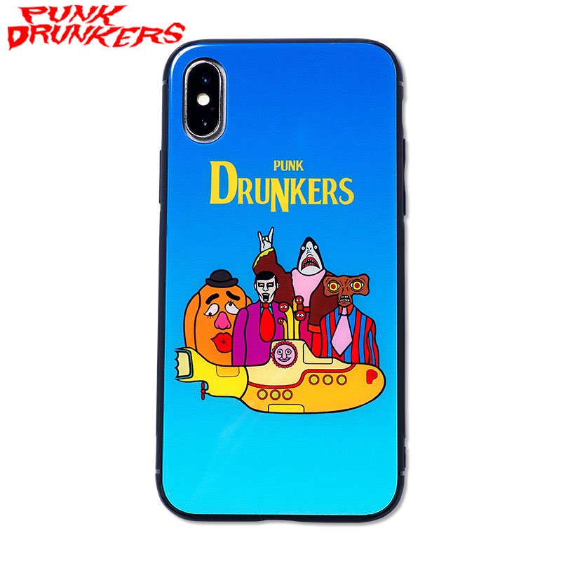 パンクドランカーズ PUNK DRUNKERS TEMPERED GLASS iPhone CASE(潜水艦