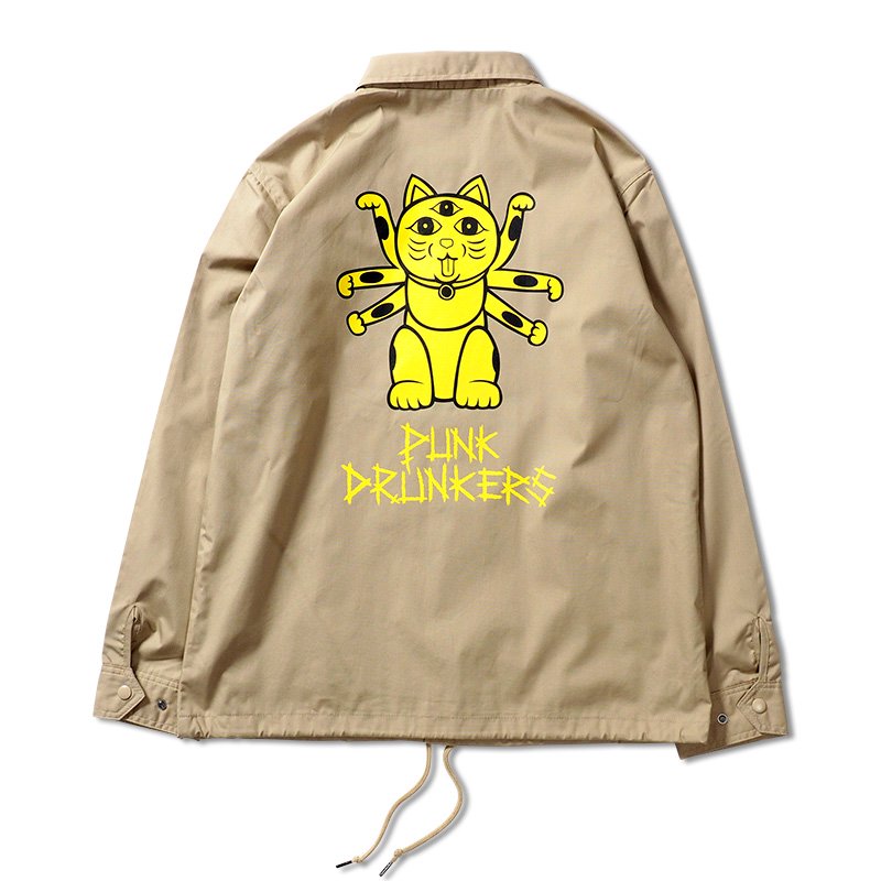 パンクドランカーズ PUNK DRUNKERS 阿修羅ネコーチJKT(BEIGE)パンク