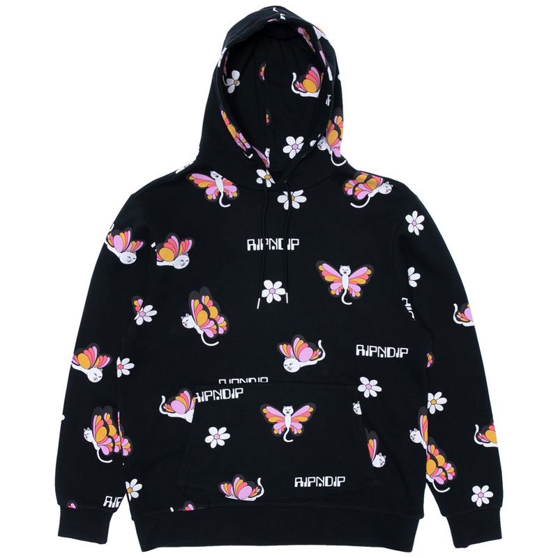 リップンディップ RIPNDIP BUTTERFLY HOODIE(BLACK)リップンディップ