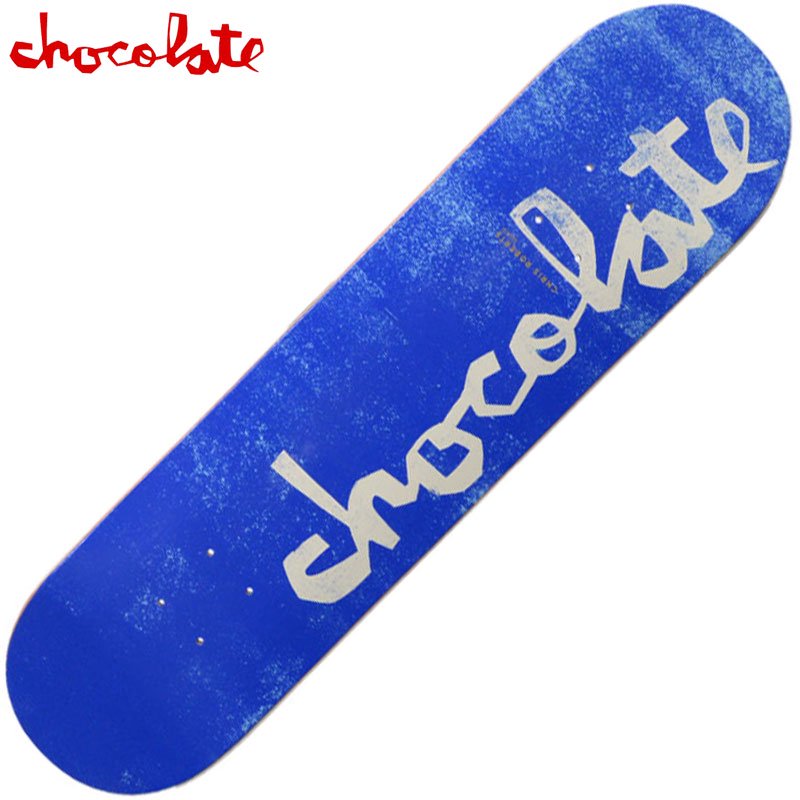 チョコレート CHOCOLATE ORIGINAL CHUNK 14 DECK(BLUE)チョコレートスケボー CHOCOLATEデッキ  チョコレートスケートボード - 大阪心斎橋アメ村WARP WEB SHOP!!!!!!!