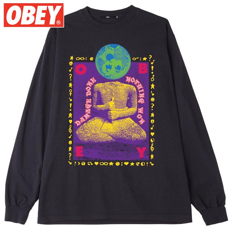 OBEY ロンT - Tシャツ/カットソー(七分/長袖)