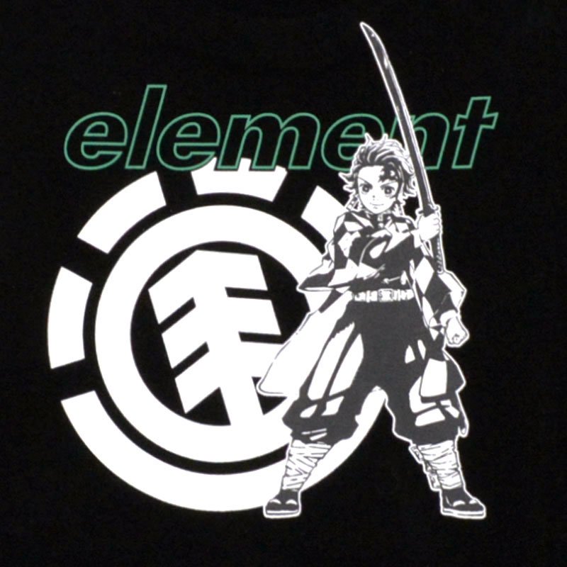 【40%OFF】エレメント ELEMENT x 鬼滅の刃 KIMETSU TANJIRO SS TEE(BLACK)エレメントTシャツ