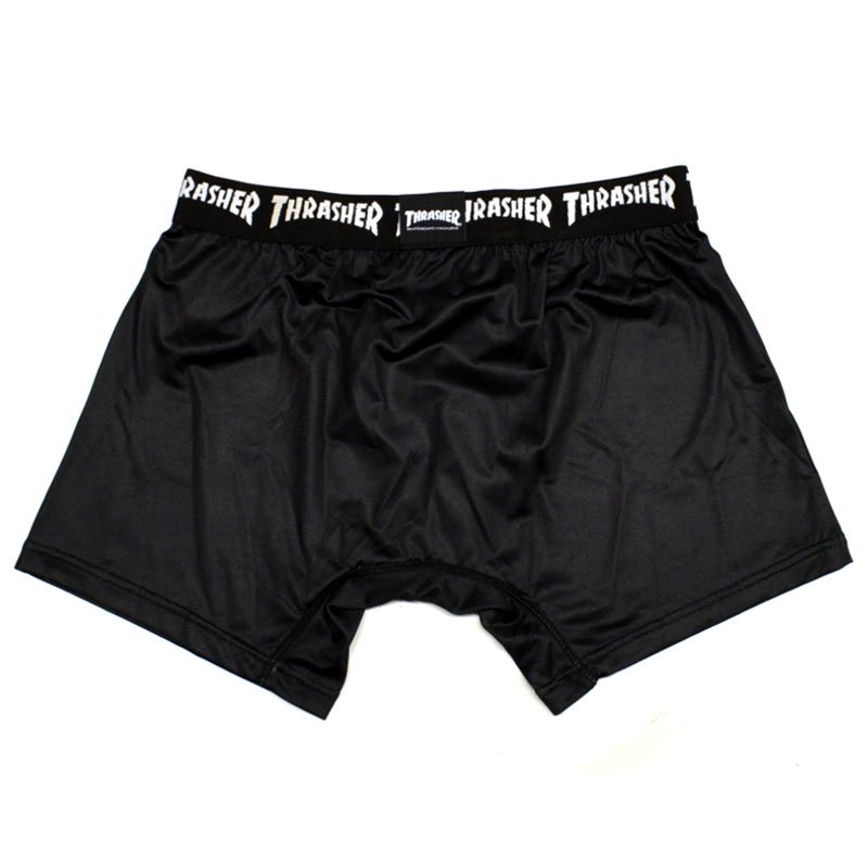 スラッシャー THRASHER BOXER TRUNKS(BLACK/WHITE)スラッシャー