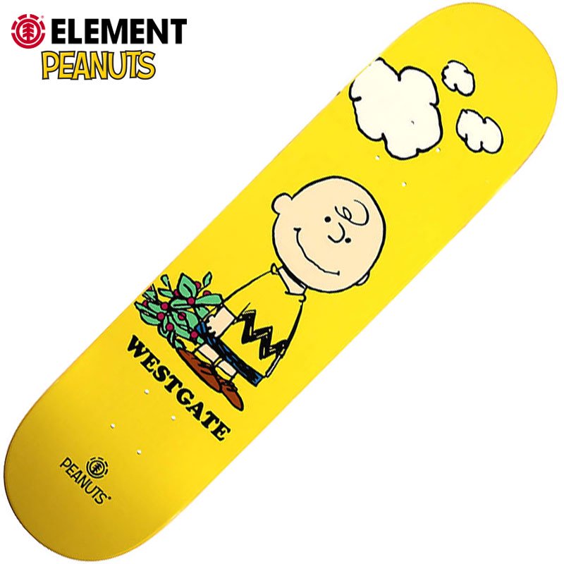 エレメント ELEMENT x PEANUTS CHARLIE BROW DECK(MULTI)エレメントデッキ スケートボード スケボー  ピーナッツコラボ チャーリーブラウン - 大阪心斎橋アメ村WARP WEB SHOP!!!!!!!