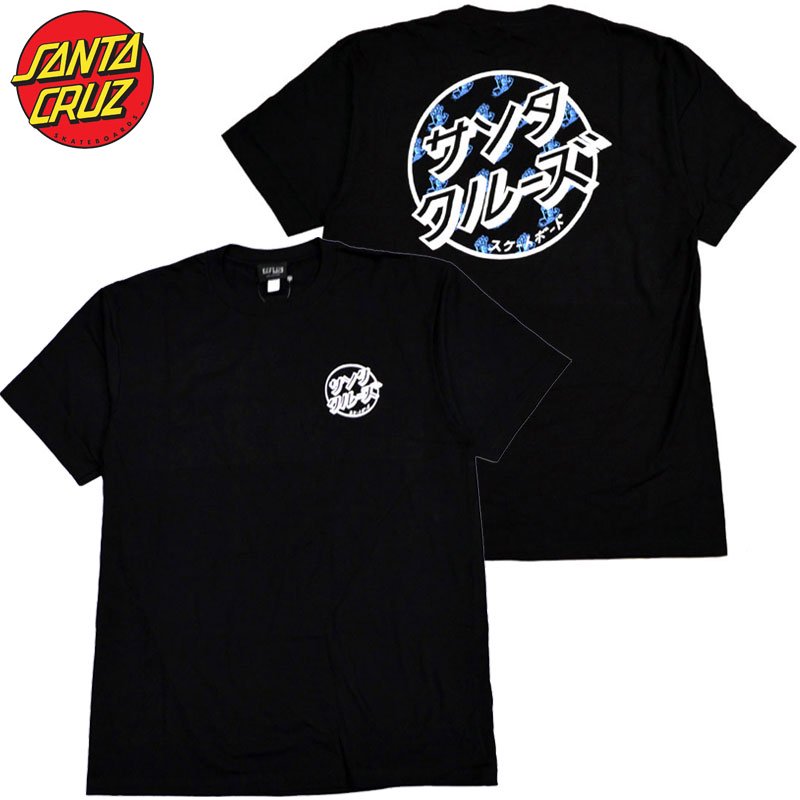 サンタクルーズ SANTA CRUZ OFF HAND DOT TEE(BLACK)サンタクルーズＴ