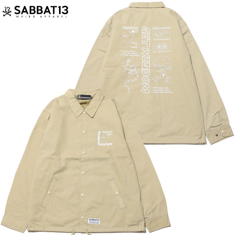 サバトサーティーン SABBAT13 PARADISE LOST COACH JKT(BEIGE)サバト