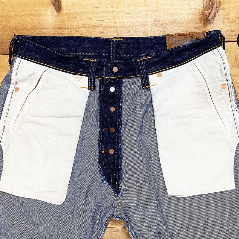 送料無料 ヘッドグーニー HEADGOONIE INSIDEOUT DENIM PANTS(OW)ヘッドグーニージーンズ ヘッドグーニーデニムパンツ  リバーシブル 表裏一体型デニムパンツ - 大阪心斎橋アメ村WARP WEB SHOP!!!!!!!