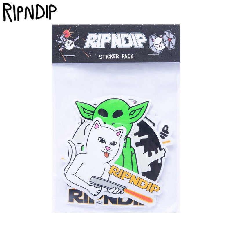 正規店仕入れの リップンディップ 防水ステッカー 50枚 RIPNDIP