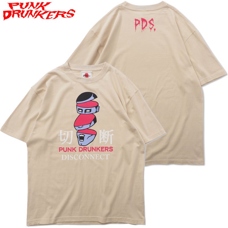 パンクドランカーズ PUNK DRUNKERS 切断アイツTEE(S.BEIGE)パンク