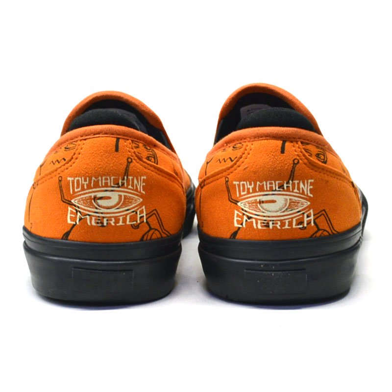 エメリカ EMERICA WINO G6 SLIP-ON X TOY MACHINE(ORANGE)エメリカスニーカー EMERICAスニーカー  エメリカシューズ トイマシーンコラボ - 大阪心斎橋アメ村WARP WEB SHOP!!!!!!!