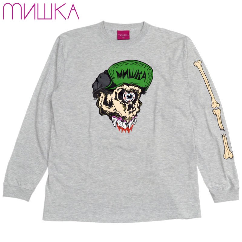 ミシカ MISHKA ロンt 長袖tシャツ 目玉 ドラゴン タトゥー - Tシャツ