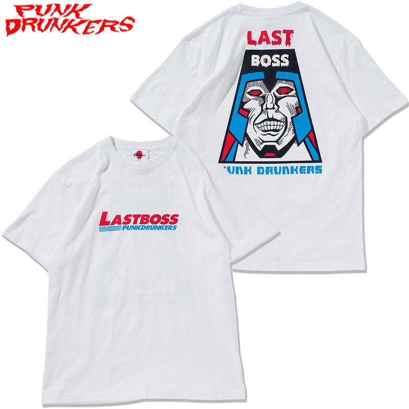 パンクドランカーズ PUNK DRUNKERS ラスボスTEE(WHITE)PUNK DRUNKERST