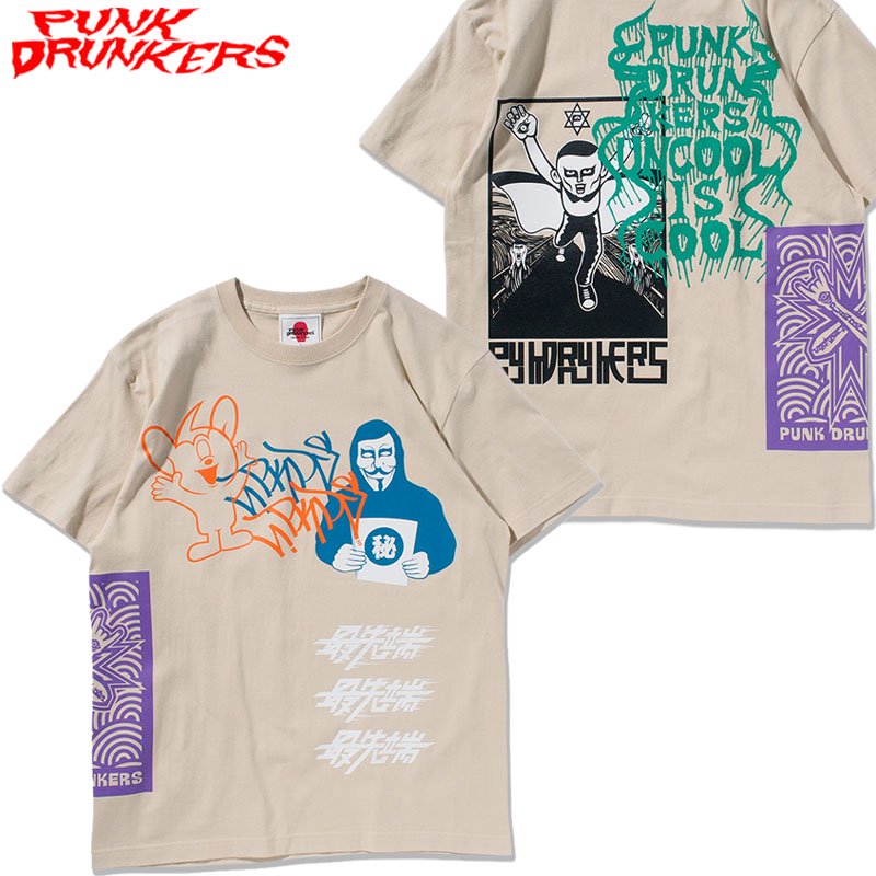 punkdrunkers haoming コラボ プロレス Tシャツ XL - Tシャツ 