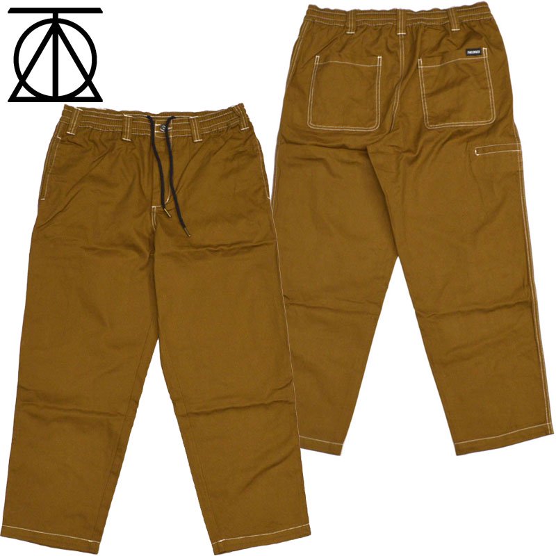 セオリーズ THEORIES STAMP LOUNGE PANTS(BROWN)セオリーズラウンジパンツ THEORIESラウンジパンツ  セオリーズパンツ セオリーズボトムス - 大阪心斎橋アメ村WARP WEB SHOP!!!!!!!