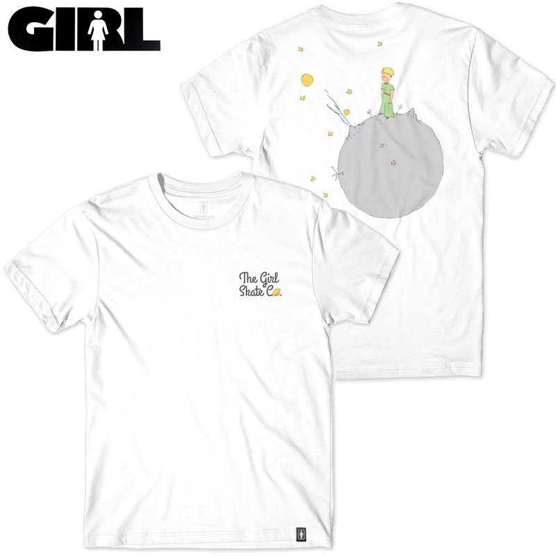 ガール GIRL THE LITTLE PRINCE PLANET TEE(WHITE)ガールTシャツ GIRLT