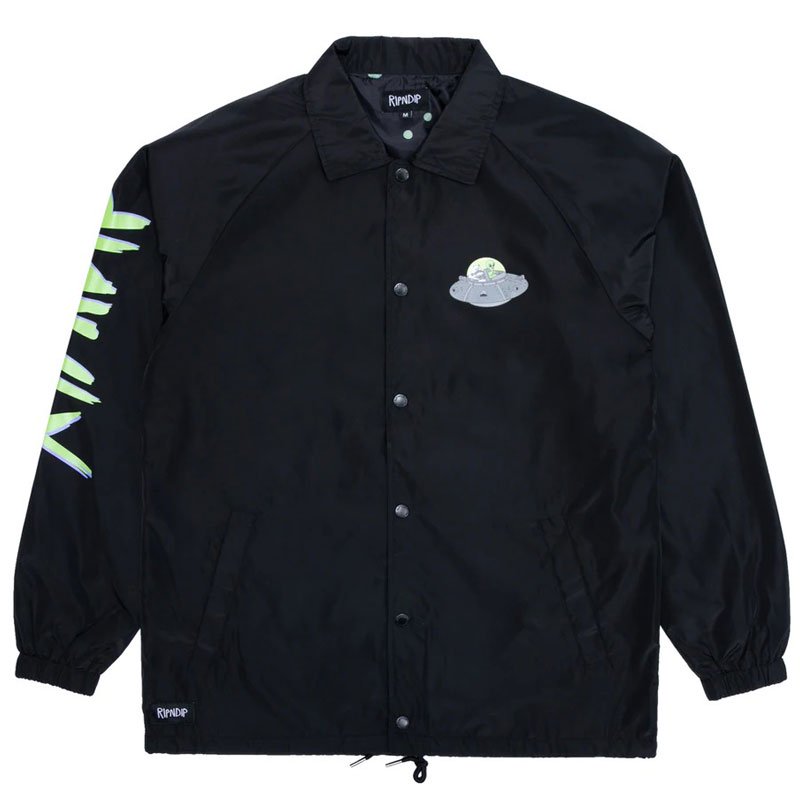 RIPNDIP◇ジャケット/M/GRY/MASTERPIECE COACH JACKET | www.justice