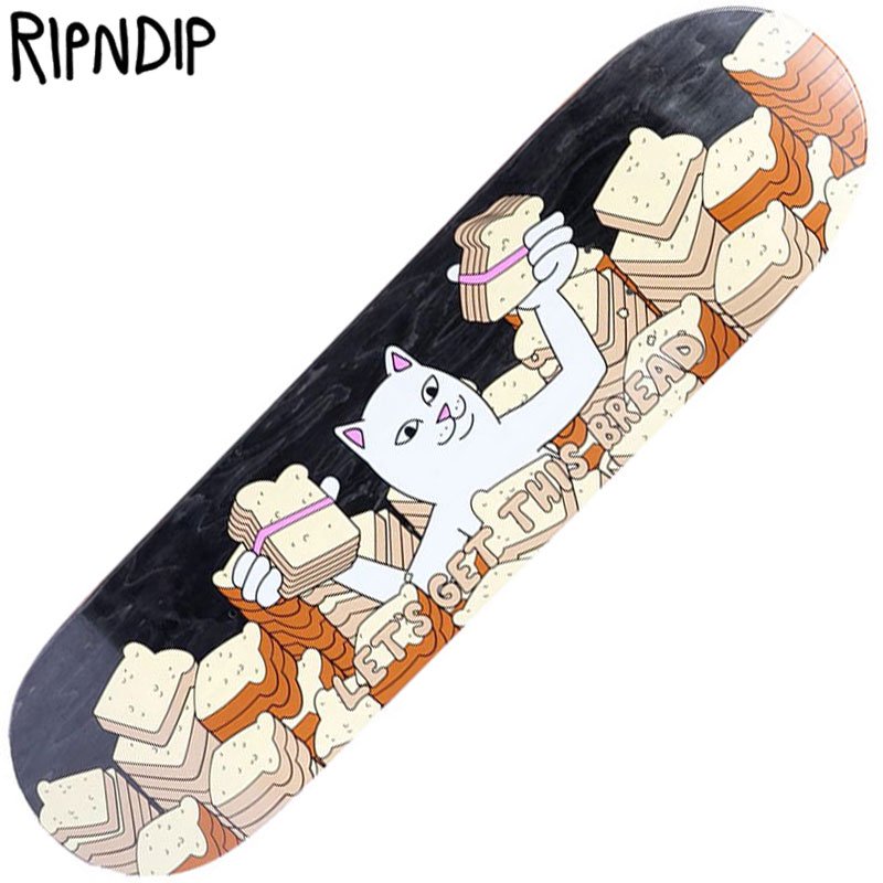 リップンディップ RIPNDIP GLUTEN FREE BOARD(BLACK)RIPNDIPデッキ