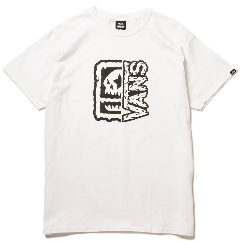 マジカルモッシュミスフィッツ MAGICAL MOSH MISFITS VANS x MxMxM どろどろ VANS MISFITS  TEE(WHITE)マモミTシャツ VANS バンズ コラボ - 大阪心斎橋アメ村WARP WEB SHOP!!!!!!!