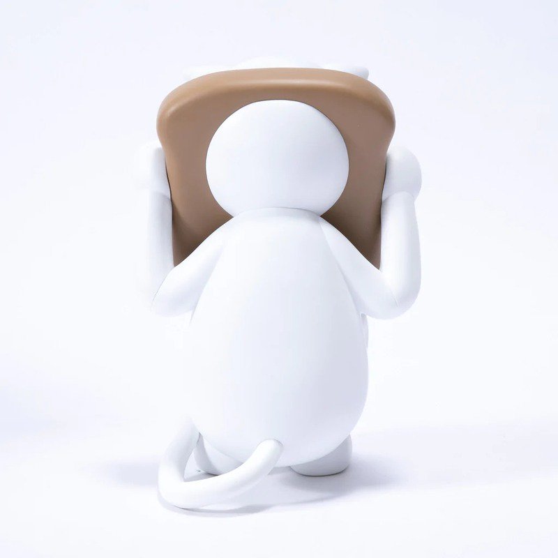 送料無料 リップンディップ RIPNDIP LETS GET THIS BREAD VINYL FIGURE(WHITE)RIPNDIPフィギュア  リップンディップフィギア おもちゃ トイ - 大阪心斎橋アメ村WARP WEB SHOP!!!!!!!