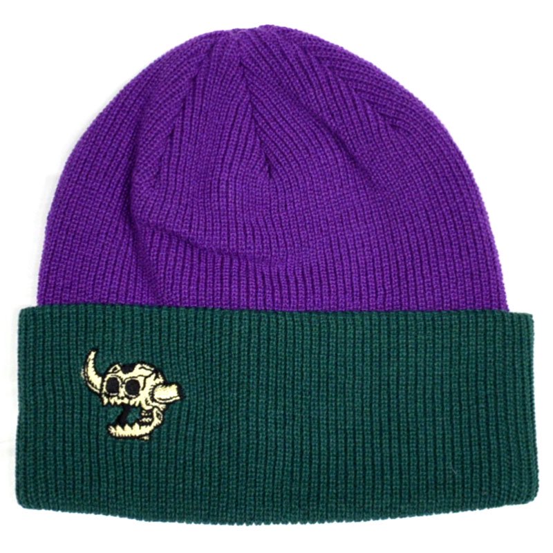 purple stain ニット帽 ビーニー - ニットキャップ/ビーニー