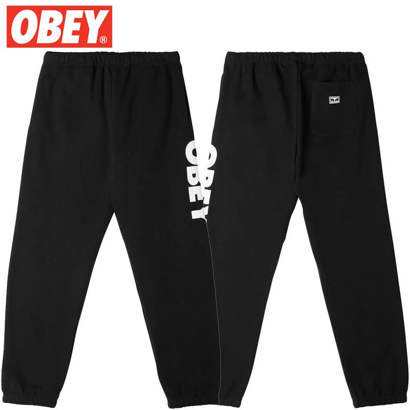 OBEY BOLD SWEATPANTS オベイ 黒 スウェットパンツ スエット - その他