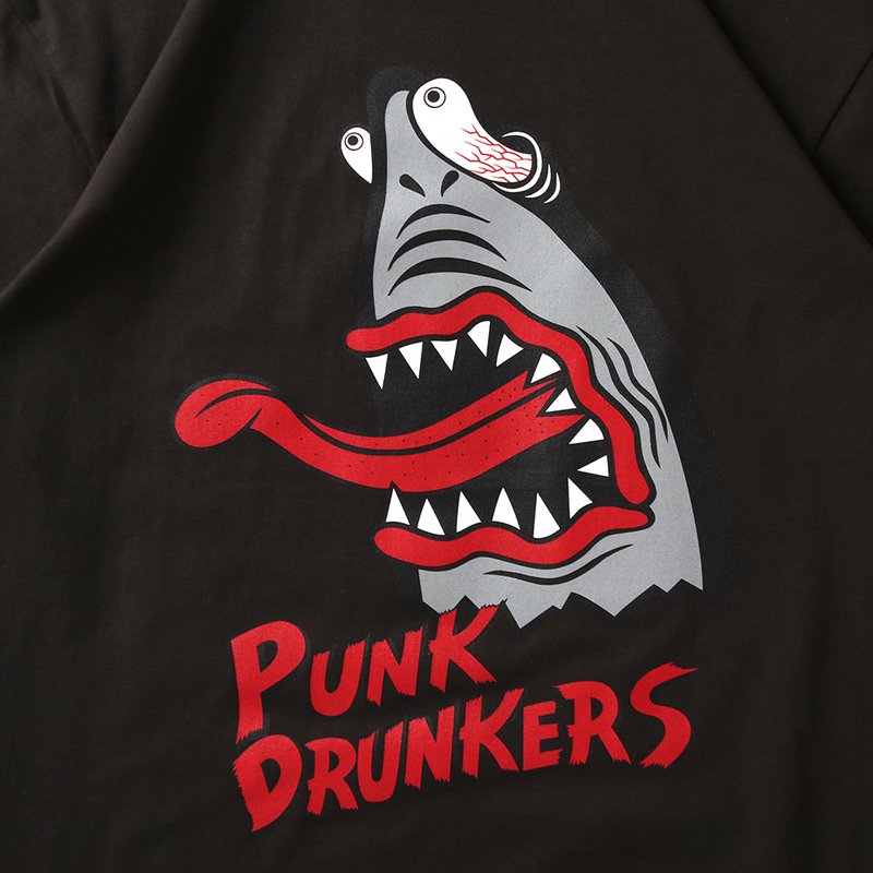 パンクドランカーズ PUNK DRUNKERS 鮫人切断TEE(SUMI)PUNK DRUNKERST