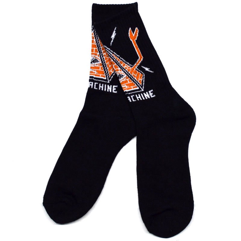 【US】トイマシーン TOY MACHINE PYRAMID SOCK(BLACK)トイ