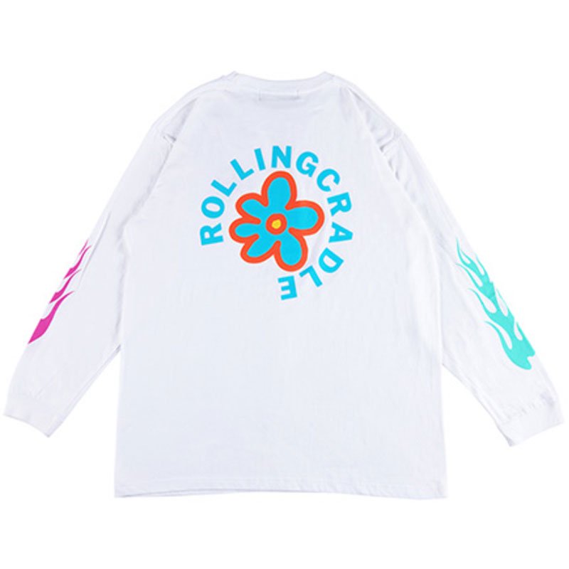 ROLLING CRADLE ロングスリーブTシャツ Lサイズ ロンT 派手 - Tシャツ