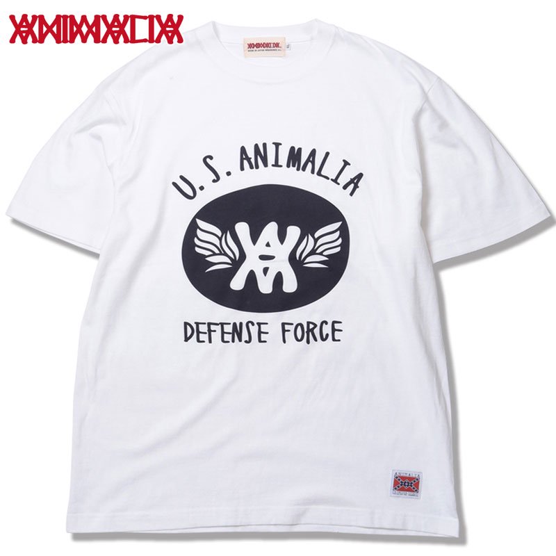 予約受付】アニマリア ANIMALIA DIFENSE FORCE S/S TEE(WHITE