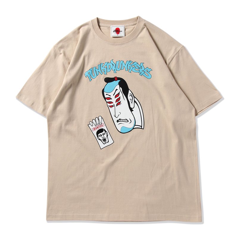 パンクドランカーズ PUNK DRUNKERS 6つ目侍TEE(S.BEIGE)PUNK DRUNKERSTシャツ パンクドランカーズティーシャツ -  大阪心斎橋アメ村WARP WEB SHOP!!!!!!!