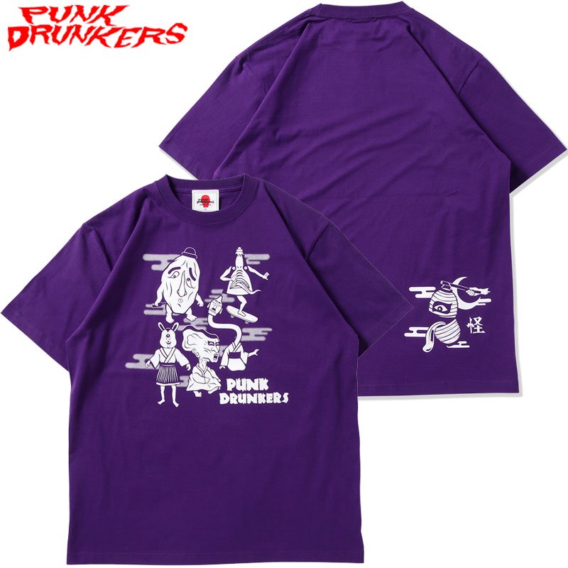 新品 punkdrunkers 傘 妖怪 スケーター Tシャツ XL - Tシャツ