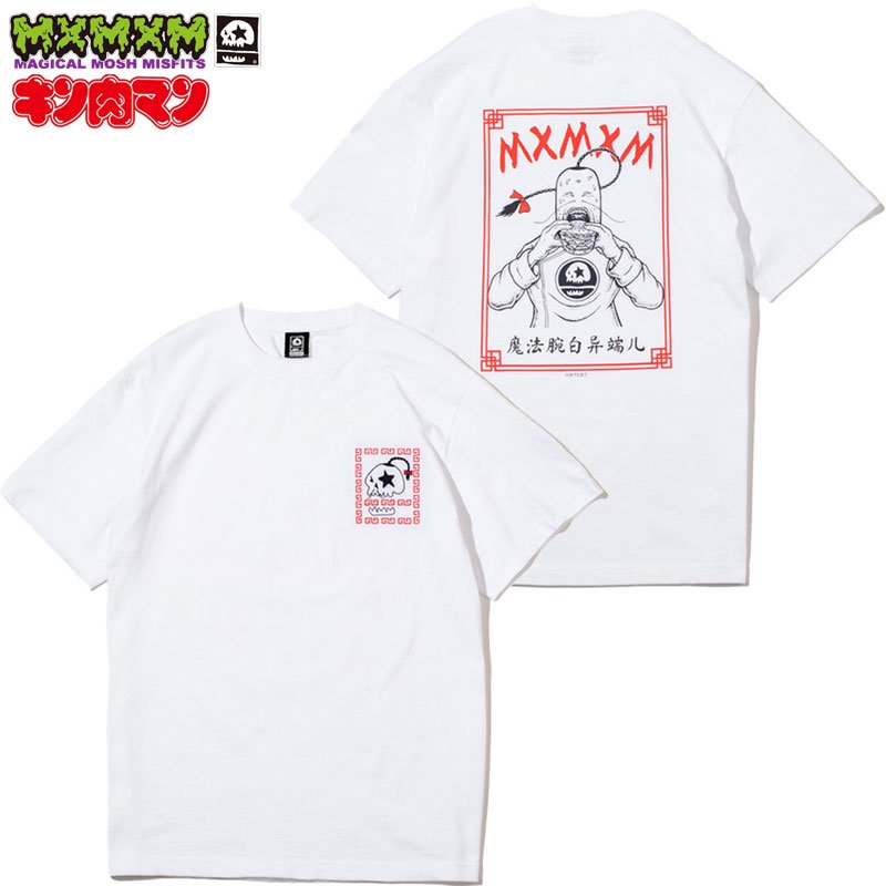 マジカルモッシュミスフィッツ MAGICAL MOSH MISFITS キン肉マン x MxMxM ラーメンマンチーズ TEE(RED)キン肉マン  コラボ - 大阪心斎橋アメ村WARP WEB SHOP!!!!!!!