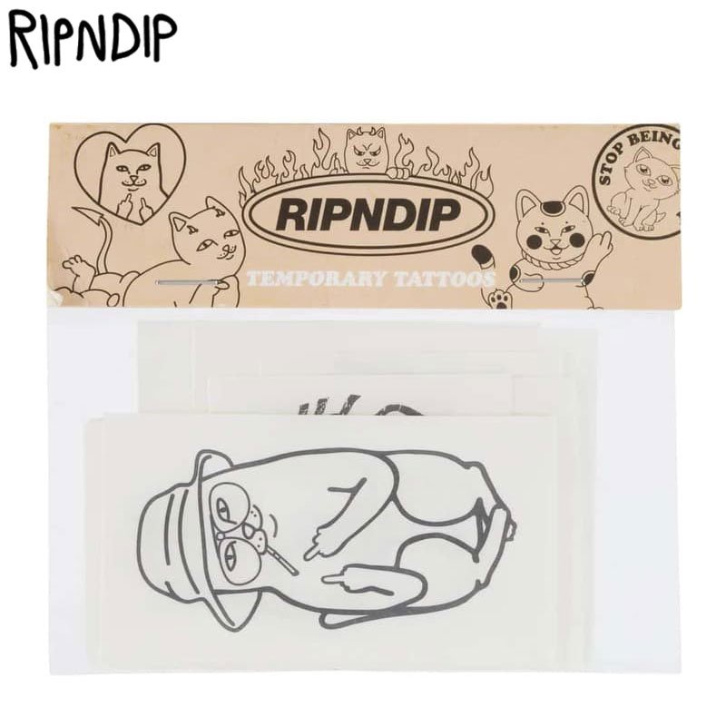 リップンディップ RIPNDIP FIELD OF NERMS TEMP TATTOO PACK/リップンディップタトゥーシール  RIPNDIPタトゥーシール リップンディップTATOO - 大阪心斎橋アメ村WARP WEB SHOP!!!!!!!