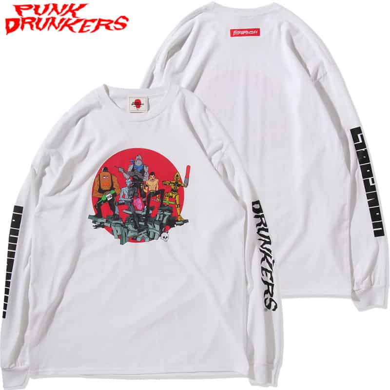 punkdrunkers くっきーランド コラボ ロング Tシャツ ロンTXL - トップス