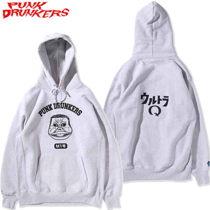 【予約受付】送料無料 パンクドランカーズ PUNK DRUNKERS PDS x 円谷プロ M1号カレッジパーカ(ASH)パンクドランカーズパーカ  円谷プロコラボ - 大阪心斎橋アメ村WARP WEB SHOP!!!!!!!