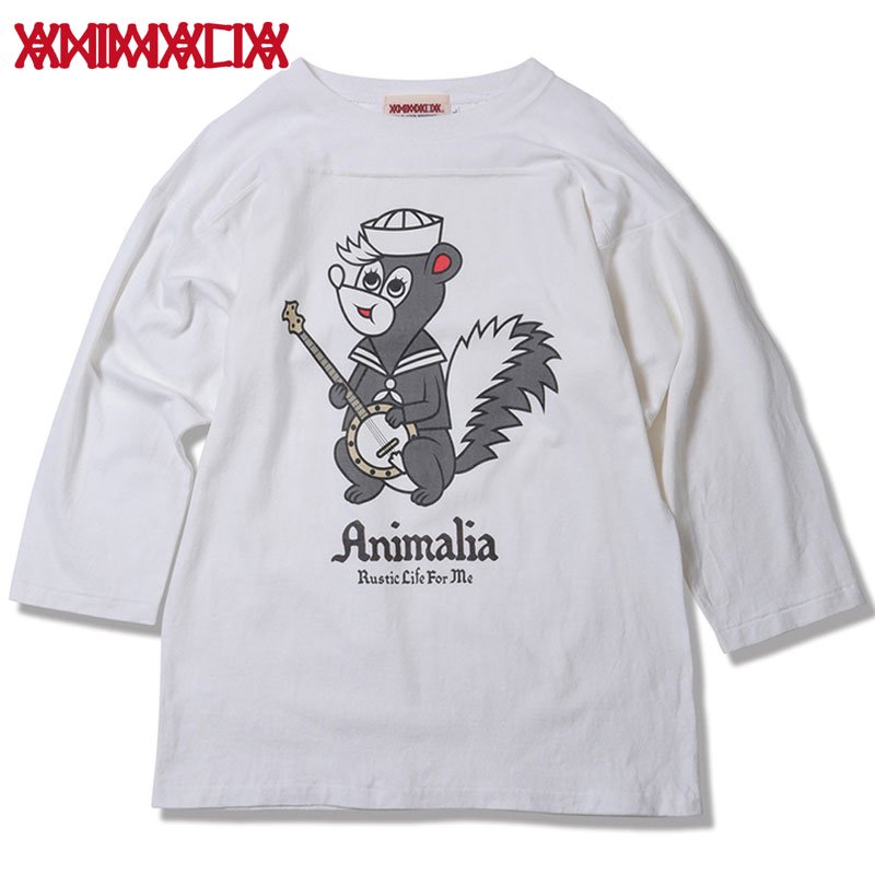 ANIMALIA(アニマリア) 七分袖Tシャツ - Tシャツ