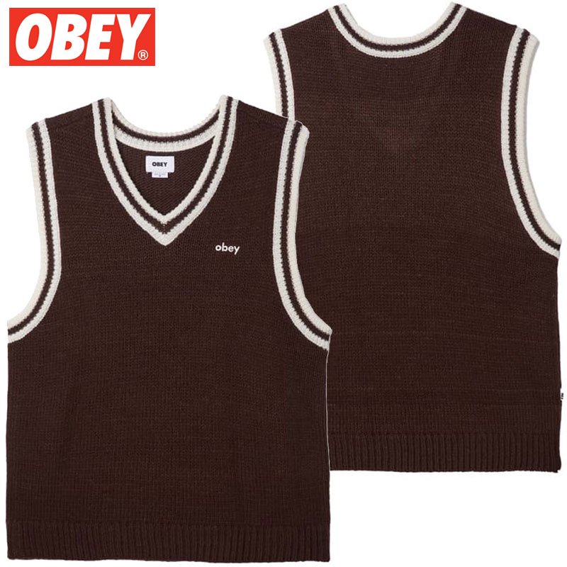 OBEY ニットベスト - 通販 - magiaverdeshop.com