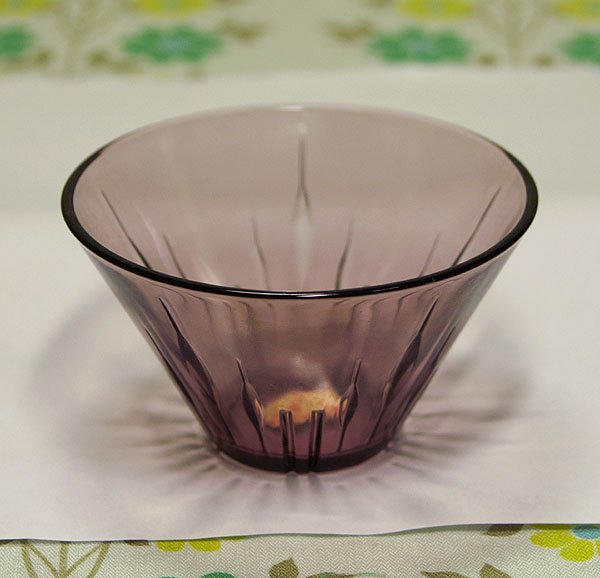 昭和レトロ 紫 プレスガラス 氷コップ - USA＆レトロ雑貨の店 RERA