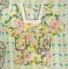 レトロポップ 花柄 割烹着 エプロン
