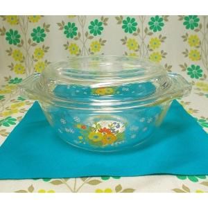 レトロポップ COOK MAMMY 花柄 キャセロール 21cm