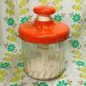 レトロプラスチック 簡易漬物器 ハイペット オレンジ