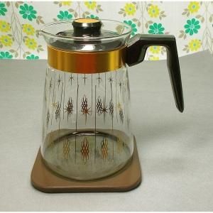 レトロ HARIO レトロ柄 ティーポット 5cup