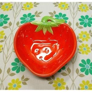 レトロポップ 陶器製 イチゴボウル