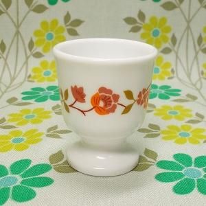 フランスビンテージ arcopal 小花柄 エッグスタンド