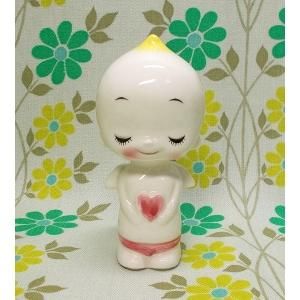 昭和レトロ RUNE 陶器製 天使 人形